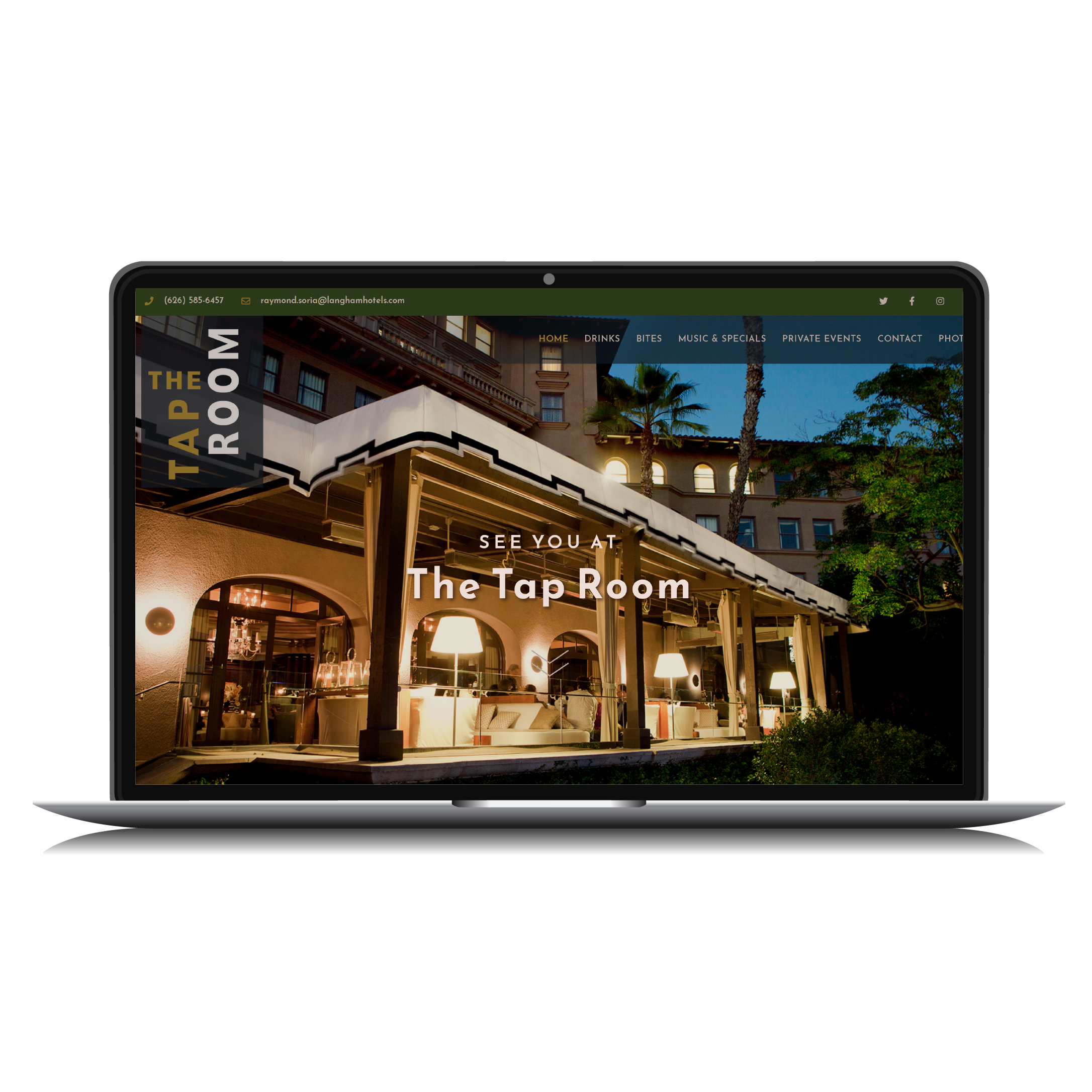 Restaurant and Bar Website Design